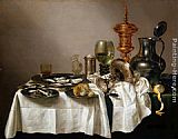 Willem Claesz Heda Still Life with a Gilt Goblet painting